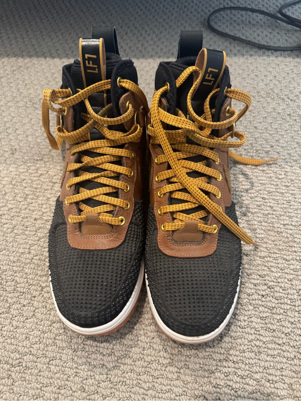 Nike Lunar Force 1 High Duckboot - Ale Brown Black 10.5